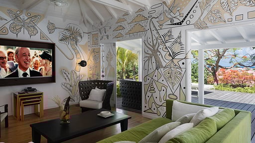 Villa Angelina Woonkamer