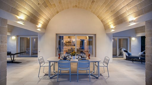 Villa Angelina Dining area