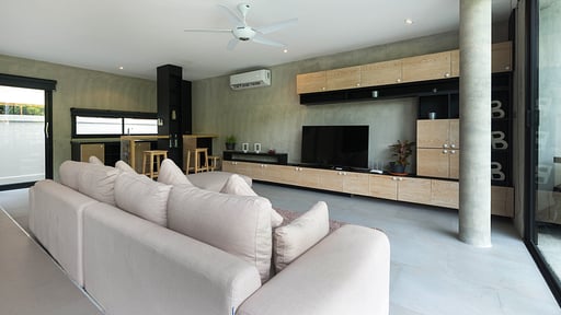 Villa Angle Living room 1