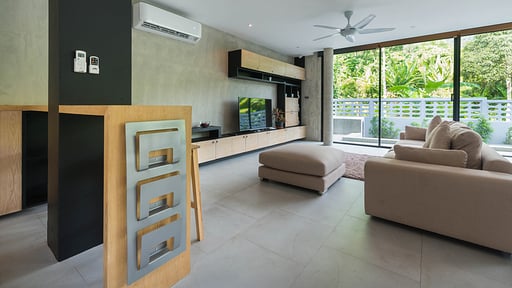 Villa Angle Living room 1