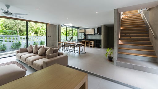 Villa Angle Living room 1