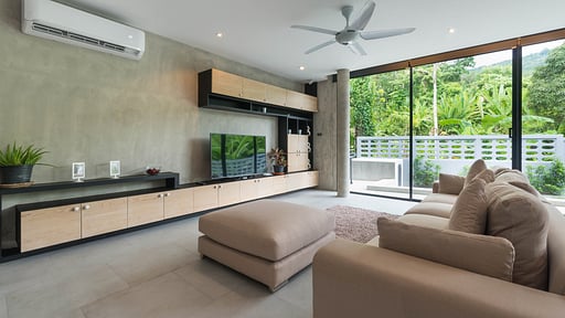 Villa Angle Living room 1