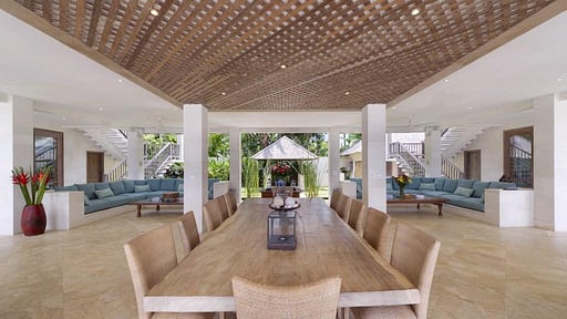 Villa Angsoka Candidasa Dining area