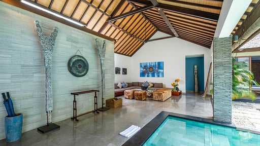Villa Anjali Blue Living room