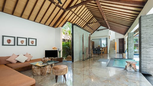 Villa Anjali Orange Woonkamer