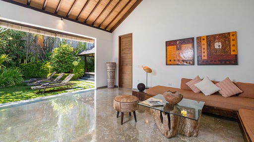 Villa Anjali Orange Woonkamer