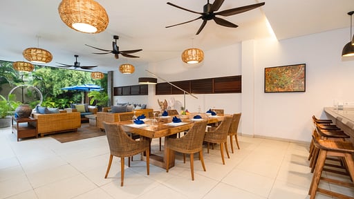 Villa Anjani Dua Zona pranzo