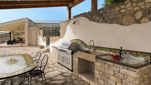 VIlla Anthea BBQ equipment