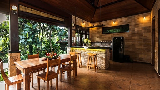 Villa A Priori Dining area