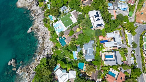 Villa Apsara Phuket Фото с дрона