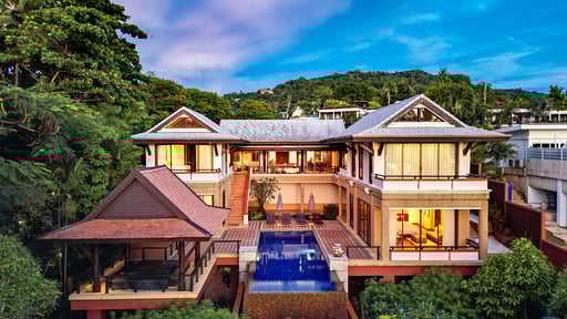 Villa Apsara Phuket Фото с дрона