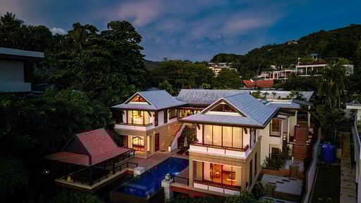 Villa Apsara Phuket Фото с дрона
