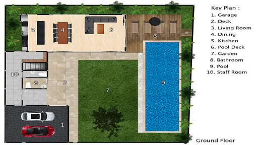 Villa Aquila Floor plan