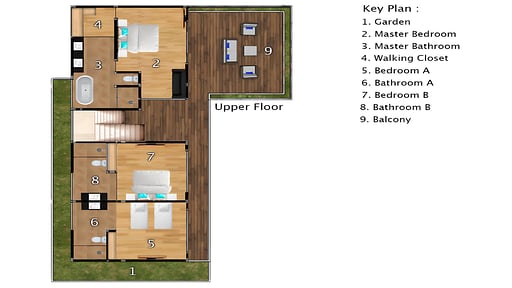 Villa Aquila Floor plan