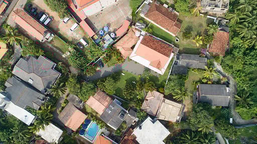 Villa Araliya Фото с дрона