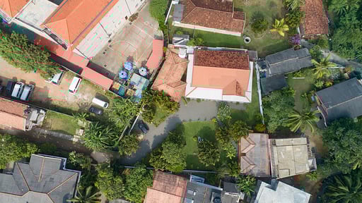 Villa Araliya Фото с дрона