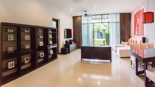 Villa Aramoana Woonkamer