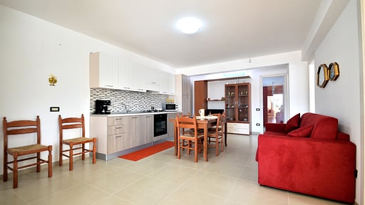 Villa Arancio Woonkamer