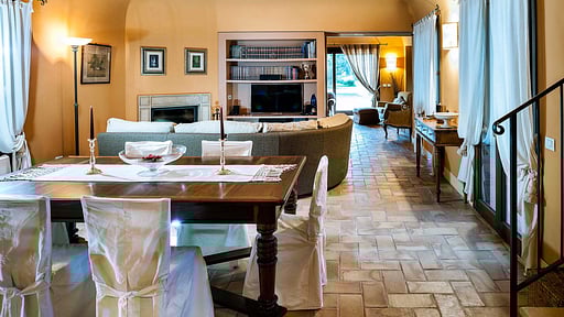 Villa Arangea Zona pranzo