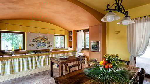 Villa Arangea Zona pranzo