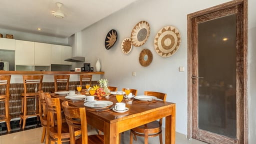 Villa Armani Ananda Complex Dining area