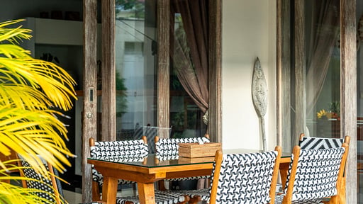Villa Armani Ananda Complex Dining area