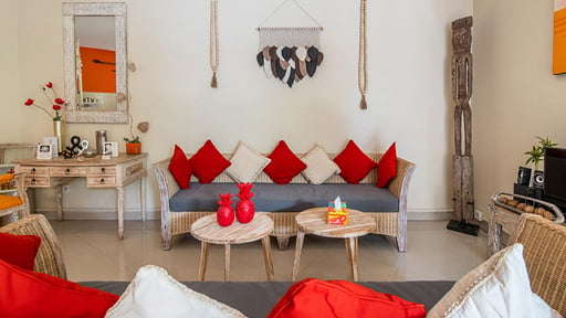 Villa Armani Ananda Complex Living room