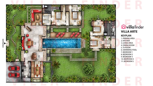 Villa Arte Floor plan