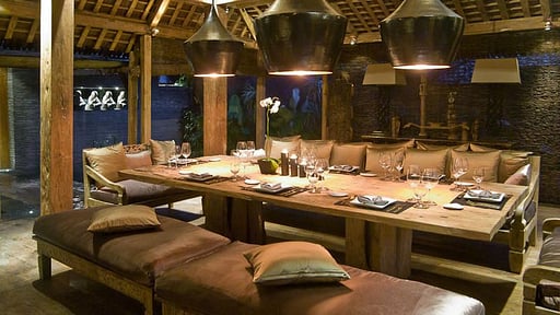 Villa Asli Dining area