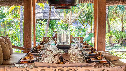 Villa Asli Dining area