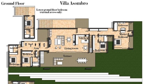 Villa Asombro Floor plan