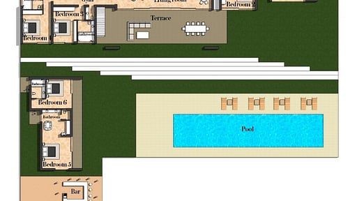 Villa Asombro Floor plan