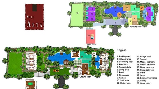 Villa Asta Floor plan