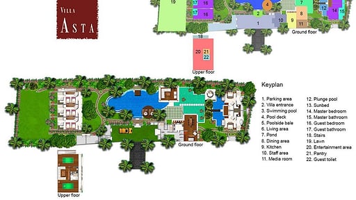 Villa Asta Floor plan