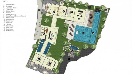 Villa Astika Toyaning Floor plan