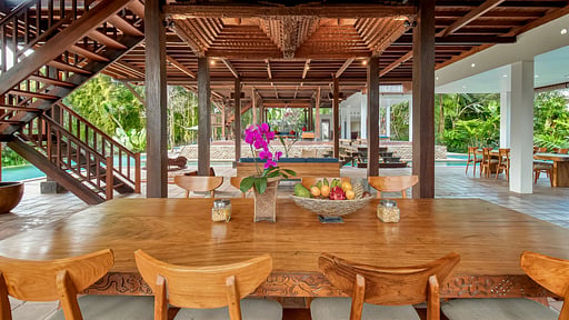 Villa Atas Awan Dining area