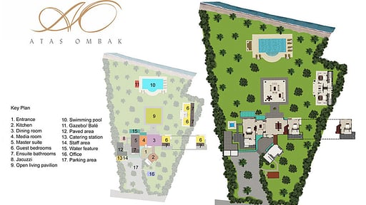 Villa Atas Ombak Floor plan