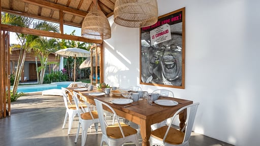 Villa Atmo Dining area