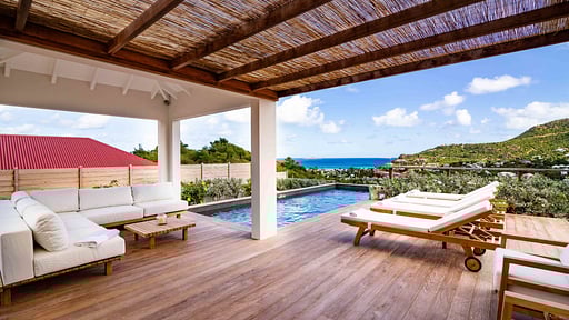 Villa Au Paille en Queue Zwembad