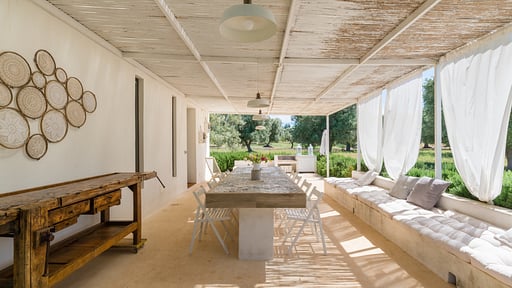 Villa Aura d'Olivo Terrasse