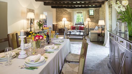 Villa Avigna Eethoek