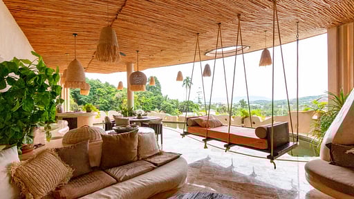 V222 Avocado Villa Soggiorno