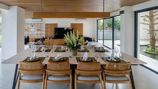 Villa Avocagolf Salle à manger