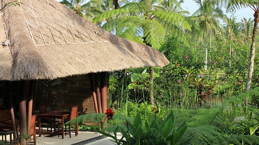 Villa Awan Biru Jardín