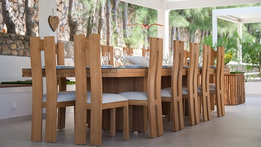Villa Azur Dream Dining area