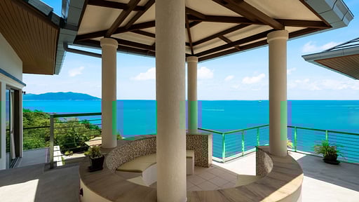 Villa Azure Samui Terrasse/Veranda
