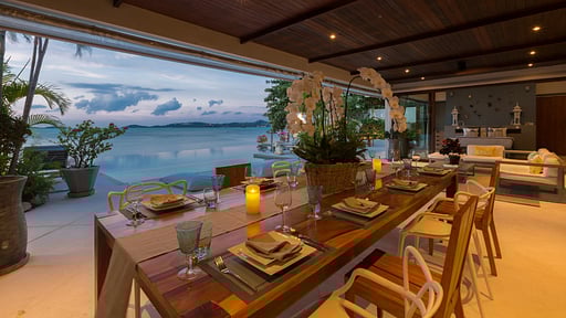 Villa Baan Capo Обеденная зона