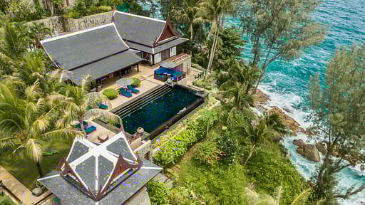 Villa Baan Laemson 1 Drone pictures