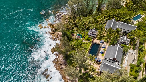 Villa Baan Laemson 1 Drone pictures