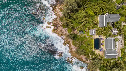 Villa Baan Laemson 1 Drone pictures